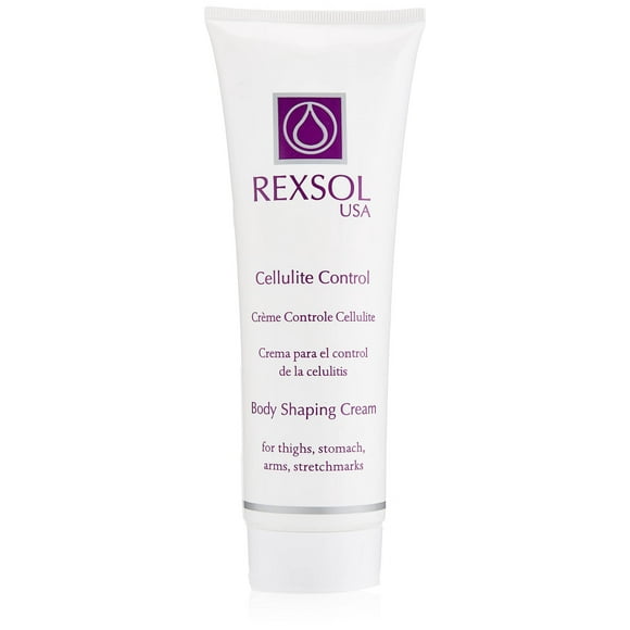 Crema moldeadora corporal para control de celulitis REXSOL | Refina visiblemente los contornos del cuerpo | Minimiza la apariencia esponjosa de la piel | Ayuda a evitar la aparición de estrías y pérdi