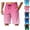 Pink, variant on DJDLJWCJ Mens Athletic Shorts, Gym Shorts Men Elastic Waist Loose Running Shorts Big and Tall Cargo Shorts for Men Gradient Straight Bermuda Shorts Green M