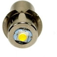 thumbnail image 2 of HQRP 2-Pack LED Upgrade Bulb for Ryobi Ridgid 7811502 / Lowe Kobalt 18v Flashlight, 100LM 7-30V, 2 of 7