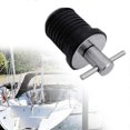 thumbnail image 5 of T-Handle Drain Plug Twist-Turn Marine Boats Drain Plugs Rubber Plugs with Brass Handle Boats Marine Accessories H9EE, 5 of 5