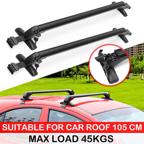 Car Roof Rack Cross Bar Top Luggage Rack Carrier 2Pcs For Toyota Prius 2002-2020