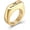 Gold-DAD-NO.7, variant on Stainless Steel Simple Style Cremation Urn Ring for Ashes for Women Waterproof Locket Rings Memorial Jewelry Cremation Jewelry Urn Ring