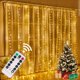 thumbnail image 2 of Guirnalda de luces LED USB para decoración de boda, Navidad, hogar, dormitorio, lámpara de Año Nuevo, con 8 modos de Control remoto, 2 of 4