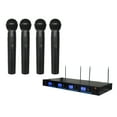 thumbnail image 3 of 2 Mr Dj MICVHF-8800 4 Channel Professional PA/DJ/KTV/Karaoke VHF Handheld Wireless Microphone System with Digital Receiver, 3 of 5