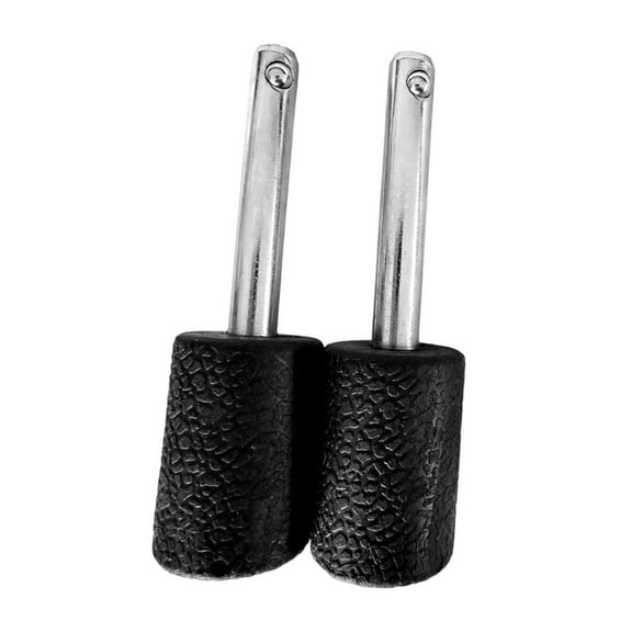 2 Pieces Pilates Reformer Stopper Replacement Part Gym Equipment Sturdy Metal and Rubber for Professional Reformers