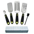 thumbnail image 3 of 4PCS Cheese Grater Set Handheld Food Grater Lemon Zester with Cleaning Brush, 3 of 10