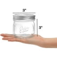 thumbnail image 2 of 12 Pack Wide Mouth Mason Jars, 12 Oz Glass Canning Jars with Airtight Lids, Clear Mason Spice Jars for Jam, Honey, Jelly, Sauces, Yogurt, 2 of 7