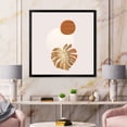 thumbnail image 3 of Designart 'Abstract Geometry Shapes and Tropical Palm Leaf II' Modern Framed Art Print, 3 of 4