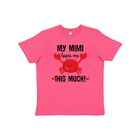 Inktastic Mimi Loves Me Grandson Youth T-Shirt