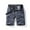Gray Cargo Shorts, variant on HOOMEUMY Men's Summer Shorts Cotton Loose Fit Straight Work Utility Cargo Shorts with Pockets Hiking Travel Safari Shorts Black XL