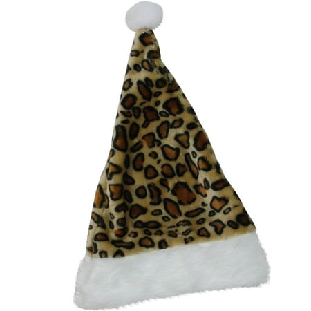 Photo 1 of Northlight Red and White Plush Unisex Adult Santa Hat Christmas Costume Accessory - One Size