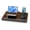 Brown, variant on Coliware Lap Desk, 21.6 inch Laptop Desk with Dual Cushion Device Ledge Mouse Pad Phone - Wood Grain