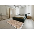 thumbnail image 4 of Ahgly Company Indoor Rectangle Patterned Dark White Beige PAT1749X Area Rugs, 4' x 6', 4 of 6