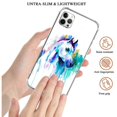 thumbnail image 2 of Arabian Watercolor Horse Case for iPhone 14 Pro,Aesthetic Art Design TPU Bumper Cover Case, 2 of 4