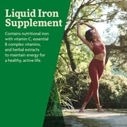 Floradix Iron & Herbs - Liquid Herbal Supplement for Energy Support - Iron Supplement with Vitamin C & Vitamin B Complex - Ferrous Gluconate Iron - for Men & Women - 8.5 fl oz