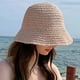 thumbnail image 5 of Sombrero de paja para mujer, sombrero de pescador tejido, sombrero de playa, gorra plegable, gorras de verano, sombrero de pescador para mujer, 5 of 5