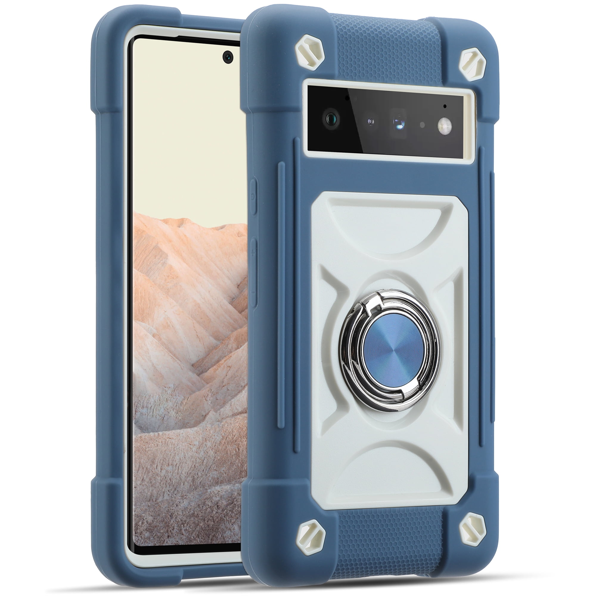  SHENCANG BLUE Phone Case for Google Pixel 5 with Snake Cobra  Art-06 Black Frame Slim Silicone Frame Shockproof Case Drop Protection :  Cell Phones & Accessories