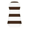 thumbnail image 4 of Fartey Plus Size Tank Tops for Women Trendy Striped Colorblock Print Sleeveless Tanks Dressy Casual Button Up V Neck Camis Top Loose Flowy Pleated Camisoles Brown XXXL, 4 of 4