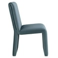 thumbnail image 6 of Emory Upholstered Performance Velvet Dining Side Chair in Cadet Blue, 6 of 9
