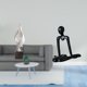 thumbnail image 2 of Estatua De Arte Abstracto, Figura Decorativa, Escultura De Resina, Adorno Para Casa, Oficina, Mesa De Café, Armario, Dormitorio, Estantería, Decoración, 2 of 8