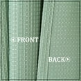 thumbnail image 4 of CAROMIO 30"W x 30"L Rod Pocket Energy Efficient Cafe Curtains Polyester Waffle Window Curtains, Sage Green, 2 Panels, 4 of 7