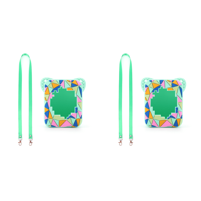 Funda Protectora Silicona Con Cordón para Juguete Interactivo Bitzee Magicals() Verde