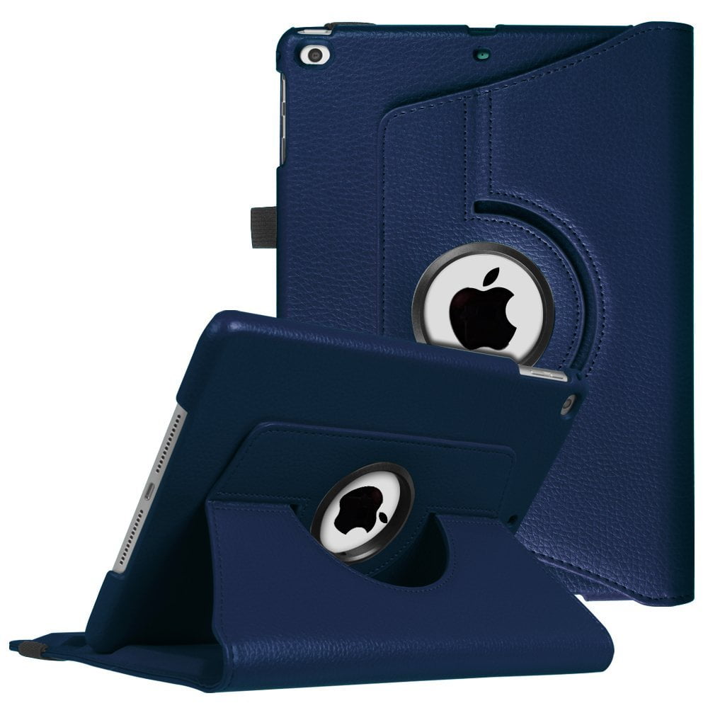 Defense 360 Rotating Leather Flip Smart Stand Case For Apple iPad Mini 2 3 4 Air 