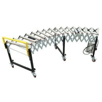 Power-driven Portable Flexible Expandable Roller Conveyor 220V Loading System