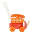 thumbnail image 3 of figatia Kids Shopping Cart Interactive Pretend Play for Boys Girls Baby Party Favors Rose Red, 3 of 9