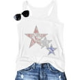 thumbnail image 6 of USA Tank Tops Women: Flag Sequin Tank Patriotic Shirts 4th of July Sleeveless T Shirt Summer Casual Bling Tops, 6 of 6