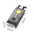 thumbnail image 3 of TIMIFIS Keychain Light Multifunctional Solar Charging Work Light Super Bright Portable Keychain Light Water Proof Cob Emergency Flashlight Camping & Hiking, 3 of 9