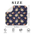 thumbnail image 4 of Pioneer Flower Floral Print Pattern Kitchen Dish Drying Mat 1 Pack, Ultra Absorbent Microfiber Drainer Mat, 16"x18", 4 of 6