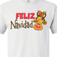 thumbnail image 4 of Inktastic Christmas Feliz Navidad with Cute Reindeer T-Shirt, 4 of 5