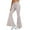 Yoga 152#Light Gray, variant on Womens Leggings Tummy Control Flared Leg Trousers Non See Through Comfort Activewear Stretchy Sports Workout L