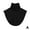 Black, variant on High Neck Cover Modal Fake CollarRamadan Hijab Cover UK Collars Turtleneck Fast Y8O2