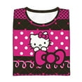 thumbnail image 4 of Boys Girls Hello Kitty T-Shirt Crewneck Short Sleeve Tees Kids Casual Shirt Tops 5-16 Years S, 4 of 5