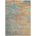 thumbnail image 2 of Addison Rugs Chantille Indoor/Outdoor Transitional Abstract Teal Washable Rectangle Rug, 10' x 14', 2 of 6