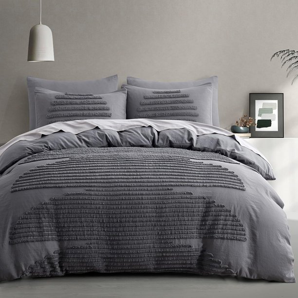 Juego de Funda Nórdica, Juego de Ropa de Cama Boho para Hogar Moderno.