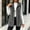Gray, variant on IUYRTFE Women's Hooded Zip Up Knit Vest Sleeveless Cable Texture Cardigan Jacket for Fall and Winter