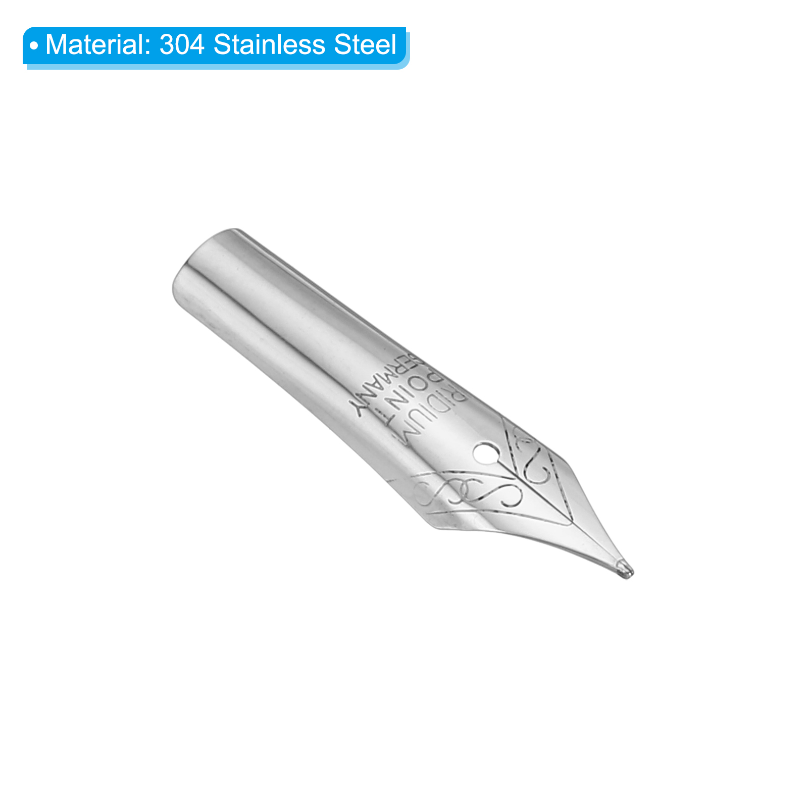 Unique Bargains Fountain Pen Nib Replacement Ink Dip Calligraphy Pen Nib for Drawing 20Pcs