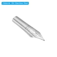 thumbnail image 4 of Uxcell 0.5-0.7mm Line Width Fountain Pen Nib Replacement 304 Stainless Steel for Drawing Writing 20 Pcs, 4 of 5