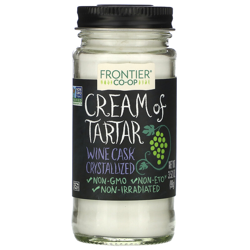 Frontier Natural Products Cream of Tartar 3.52 oz Pack of 3