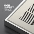 thumbnail image 4 of PixonSign Framed Canvas Print Wall Art Set Duotone Minimal Geometric Striped Figures Abstract Shapes Illustrations Modern Art Boho Decorative for Living Room, Bedroom, Office - 16"x24"x3 WHITE, 4 of 5