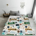 thumbnail image 5 of Pofeuu Back To School A Print Ultra-Soft Micro Fleece Blanket,for Bed Or Sofa,All Season Throw Blankets Flannel Blanket-80"x60", 5 of 7