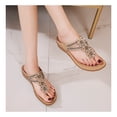 thumbnail image 4 of Zapatos vintage con pedrería con cuentas de flores, suaves y cómodos, 4 of 8