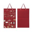 thumbnail image 4 of Qarigey Bolsa para colgar Pendientes Soporte para pendientes Colgador Joyas Collar Bolsa para mujeres Niñas Diseño de empaque Ganchos Joyas Ropa, zapatos y accesorios Miscelánea Rojo Qarigey AP015822-02, 4 of 6