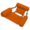 thumbnail image 2 of Sonducket Colchones de agua flotantes inflables de verano Hamaca Sillas de salón Flotador de piscina Juguetes deportivos Alfombra Flotador Deportes acuáticos Naranja, 2 of 6