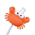 thumbnail image 3 of CANKER Cute Insect Shape USB Charger Cable Protective Cover Soft Silicone Data Line Wire Cord Protector For iPhone Smart Phone Connector Accessories, 3 of 19