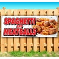 thumbnail image 2 of Spaghetti & Meatballs 13 oz Vinyl Banner With Metal Grommets, 2 of 5