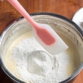 thumbnail image 2 of Espátulas de silicona resistentes al calor de colores, juego de raspadores antiadherentes de caucho de silicona duradero para cocinar, hornear y mezclar de múltiples usos, 4 piezas, 2 of 5